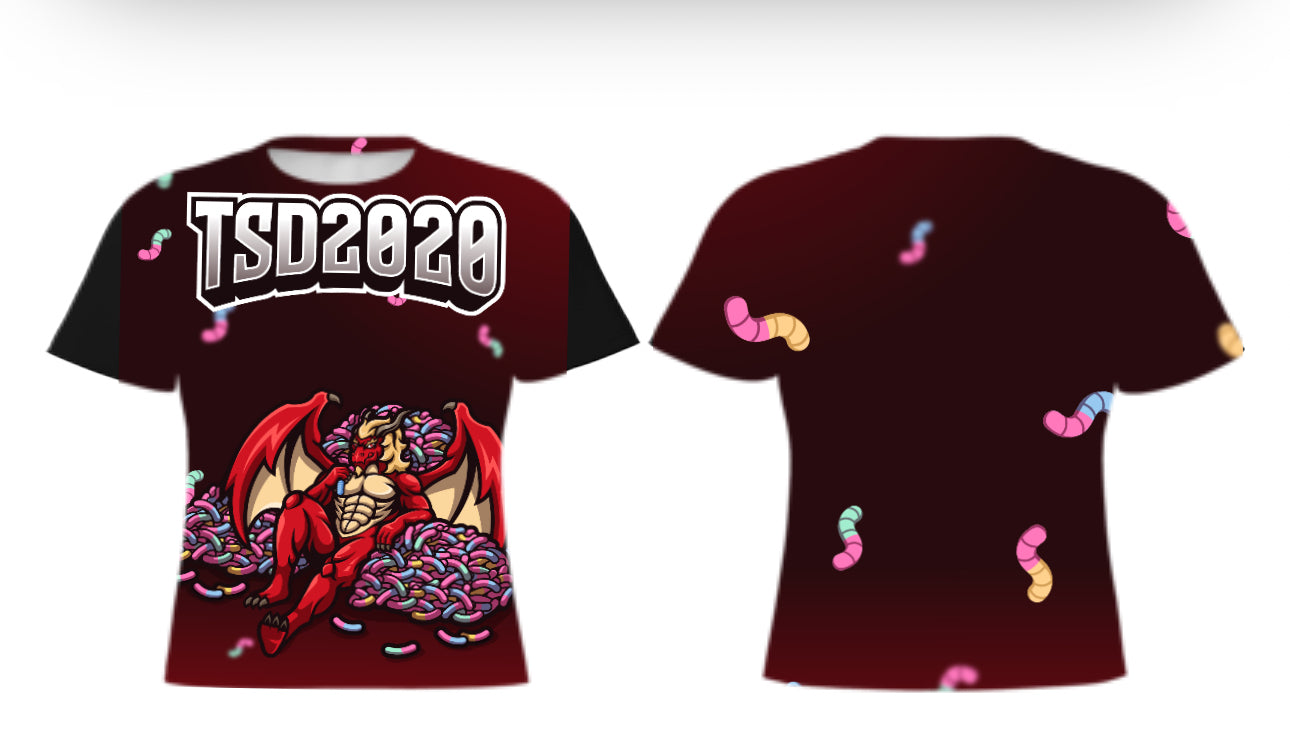 TSD Gummy Dragon Double sided T-Shirt