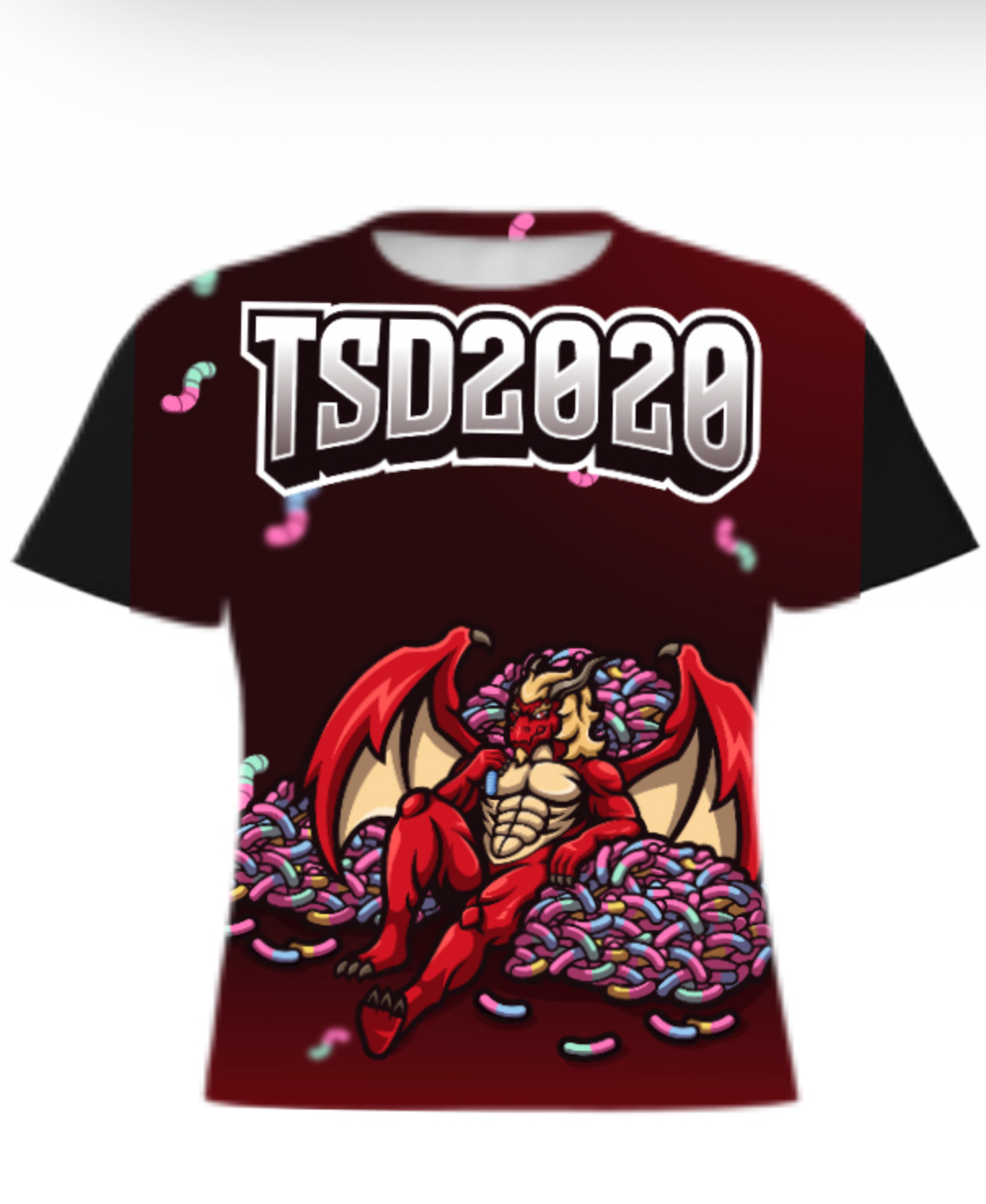 TSD Gummy Dragon Double sided T-Shirt