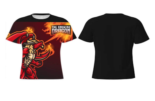 Fire Breathing Dragon Short Sleeve T Shirt